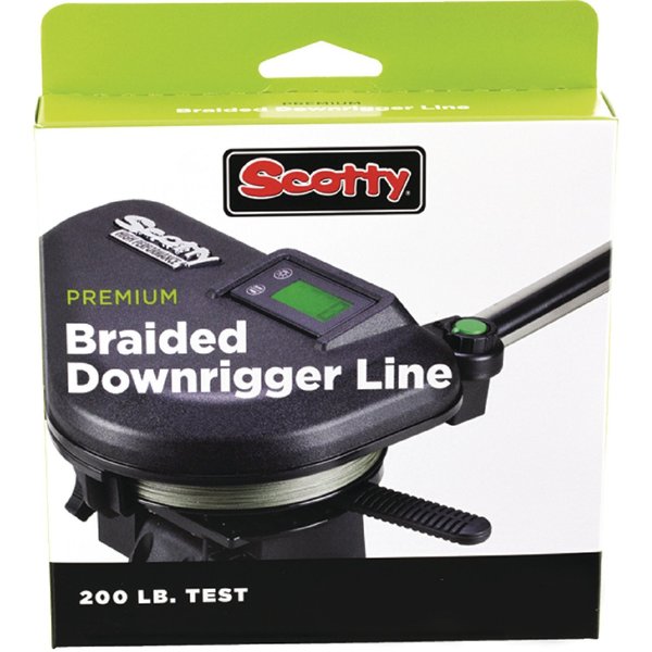 Scotty Downriggers Scotty 200 lb. Premium Power Braid Downrigger Line, 300' Green 2701K